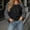 Black, variant on Women's Cable Knit Sweater Shirts Liweisiy Hoodie Long Sleeve Drawstring Baggy Soft Sweatshirts Color Block Reglan Casual Tops Black M