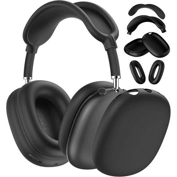 Case Cover for AirPods Max Headphones, Soft Silicone Ear Cups Cover, Ear Pad Case, Headband Cover, Top Cover [4 in 1 kit] Accessories Protector for Apple Air Pods Max