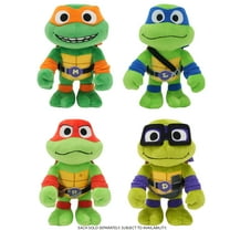 Teenage Mutant Ninja Turtles: Mutant Mayhem Plush Toys, 8 Inch TMNT Soft Doll (Styles May Vary)