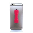 thumbnail image 2 of LoveHandle Universal Phone Grip for Most Smartphones, Mini Tablets and Cases, Solid Magenta Design Elastic Strap with Magenta Base, 2 of 9