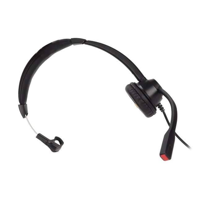 Auriculares Telefónicos, Enchufe de Codo Reducción de Ruido de la Diadema Auriculares flexibles Auriculares de Negocios Con Cable Ligero para El Servicio al Cliente para Servicio