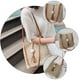 thumbnail image 4 of Bolsa de asas de bolso portátil tejido de paja de verano 1pc para mujeres chicas (marrón), 4 of 6