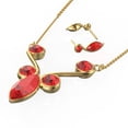 thumbnail image 2 of Set´s para Mujer con Cristal Fino Swarovski en forma de Barroco- Bañado en Oro 14k– Set´s  Elegante y Brillante-Aretes de Mujer de Moda- Joyería para Mujer de Moda- Regalo especial Ortiz Espinosa Temporada, 2 of 4