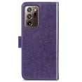 thumbnail image 2 of Allytech Galaxy Note 20 Wallet Case, Premium PU Leather Folding Stand Shockproof Anti-scratch Credit Cards Holder Wallet Case TPU Back Cover for Samsung Galaxy Note 20, Purple, 2 of 15