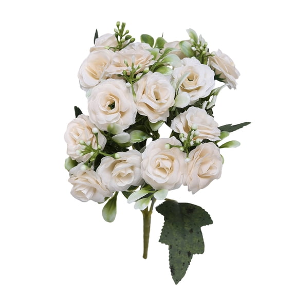 Artificial Flower Rose Bouquet Home Display Wedding Arch Artificial Flower Living Room Table Decoration for Wedding Table Party Vase Home Decor
