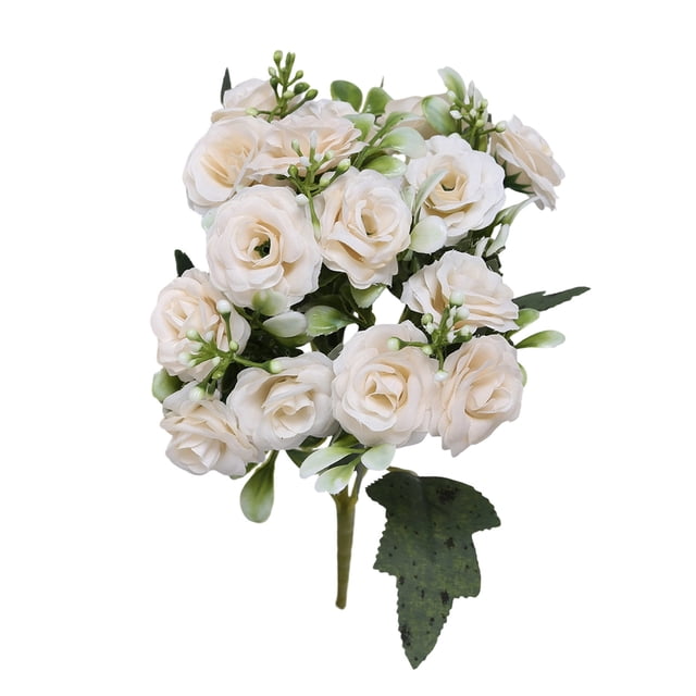 Flores Artificiales para Decoración Imitación Flor Casa Boda Mano Flor Arte Mural