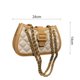 thumbnail image 2 of Bolso de cadena de celosía, nueva moda, bolso de PU para axila, bolso bandolera de viaje diario Joker, 2 of 6