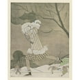thumbnail image 3 of Charles Martin 15x18 Black Modern Framed Museum Art Print Titled - La Belle De Chamonix; Hermine and White Fox Jacket, Max-A. Leroy (1924), 3 of 5