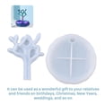thumbnail image 3 of Tree Bud Jewelry Holder Molde De Resina Epoxi Creativo Pequeño Pendiente Collar Anillo Colgante Pantalla Caja De Almacenamiento Molde De Silicona Diy Artesanía Decoración Para El Hogar Cateissary HA022479-00, 3 of 7