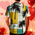 thumbnail image 6 of Stamzod Funny Hawaiian Shirts for Men Tropical Print Short Sleeve Button Down Shirt Vacation Summer Beach Shirts for Men Yellow U L, 6 of 9
