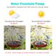thumbnail image 4 of Baños para pájaros para exteriores: fuentes solares para baño de pájaros, cuenco para baño de pájaros con bomba de fuente solar, comedero para pájaros con energía solar, 4 of 5