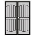 thumbnail image 3 of 64" X 80" Prehung door Universal/Reversible Hinging Surface Mount Steel Security Door With Perforated Metal Screen Without Lock, 3 of 5