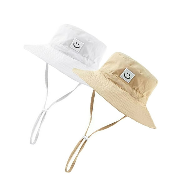 Baby Sun Hat Smile Face UPF 50+ Toddler Bucket Hat for Boys Girls 0-8Years