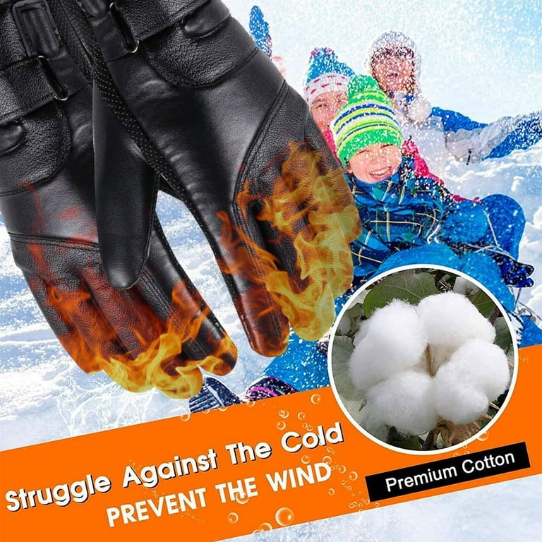 1 Pair Warm And Waterproof Cold-Proof Non-Slip Fishing Gloves, Warm Plush  Finger Gloves Suitable For Winter Fishing, Cycling, Skiing