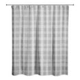 thumbnail image 2 of Creative Products Chalky Gray Plaid 71 x 74 Shower Curtain, 2 of 2