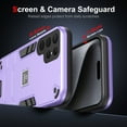 thumbnail image 3 of Feishell Military Shockproof Samsung Galaxy S24 Ultra Case [2 Layer Structure][Military Grade Anti-Drop] Hard Slim Camera Protection Rugged Case, Heavy Duty Protective Case for S24 Ultra,Purple, 3 of 7