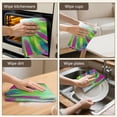 thumbnail image 5 of 6 Pcs Funny Kitchen Towels,Colorful Tie Dye Burst Pattern Microfiber Dish Towels,Kitchen Tea Towels,Kitchen Towel Set (18" X 26"), 5 of 7