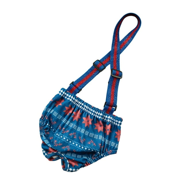Dog Harness Pet Clothes Reusable Washable Breathable Comfortable Doggy Pants for Female Dogs Leak Soft Polyester Fabric