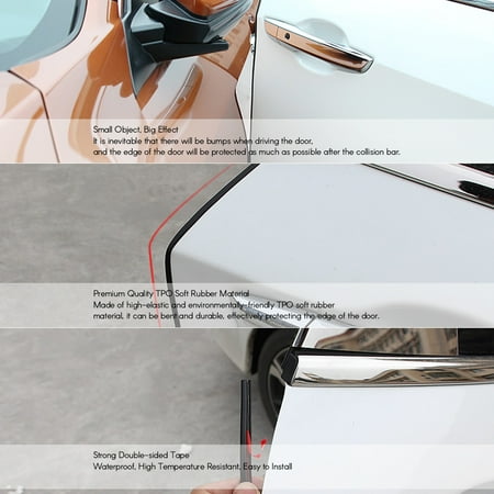 Car Door Edge Guards Trim 5m Window Hood Trunk Protector Guard