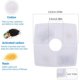 thumbnail image 3 of 12 Uds. Filtro cuadrado para fuente de agua para gatos, repuesto de filtros para fuente para gatos, filtro de agua, con carbón activado y resina para fuente oso de fresa Electrónica, 3 of 5