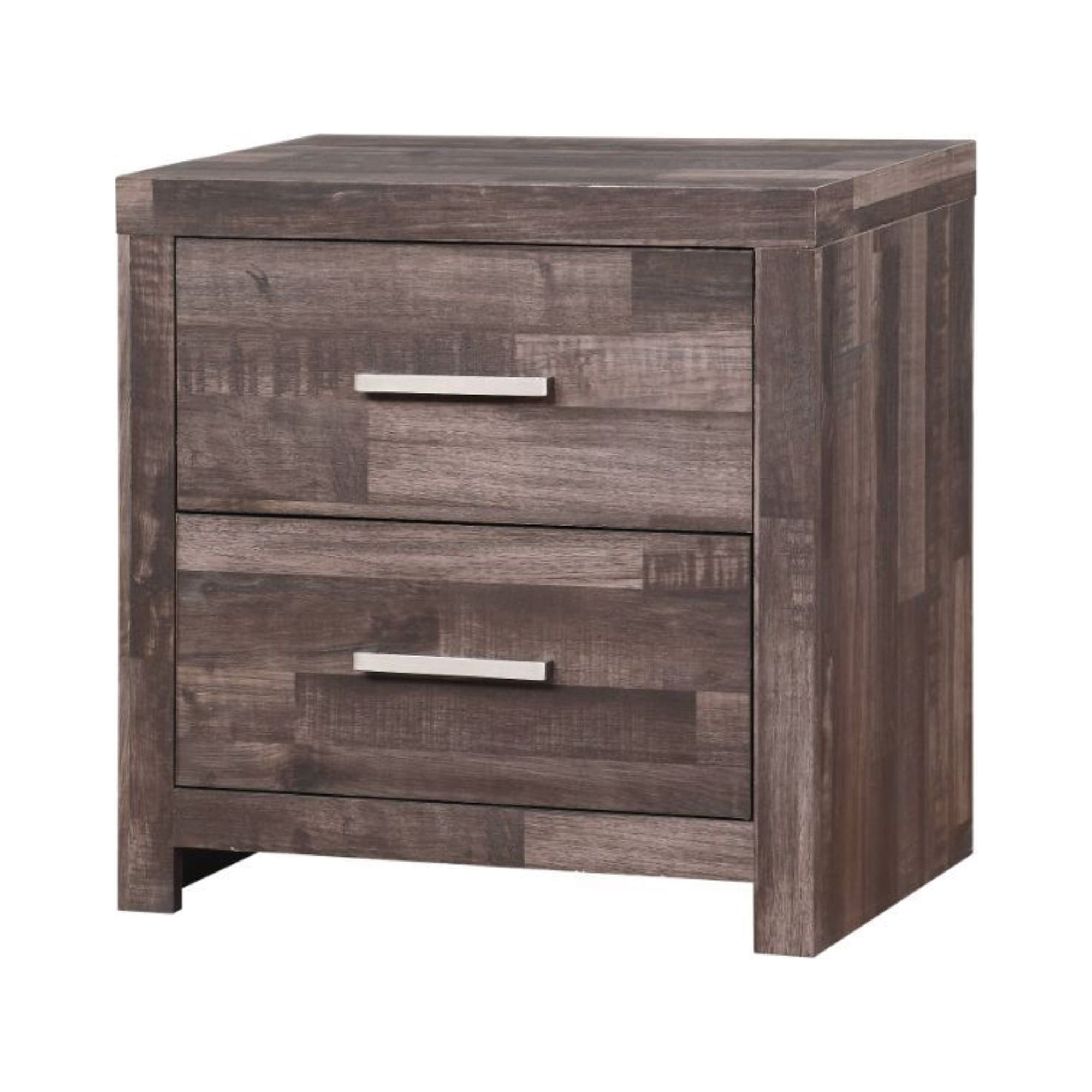 ACME Juniper Modern Composite Wood 2-Drawer Bedroom Nightstand in Dark Cherry - image 4 of 4