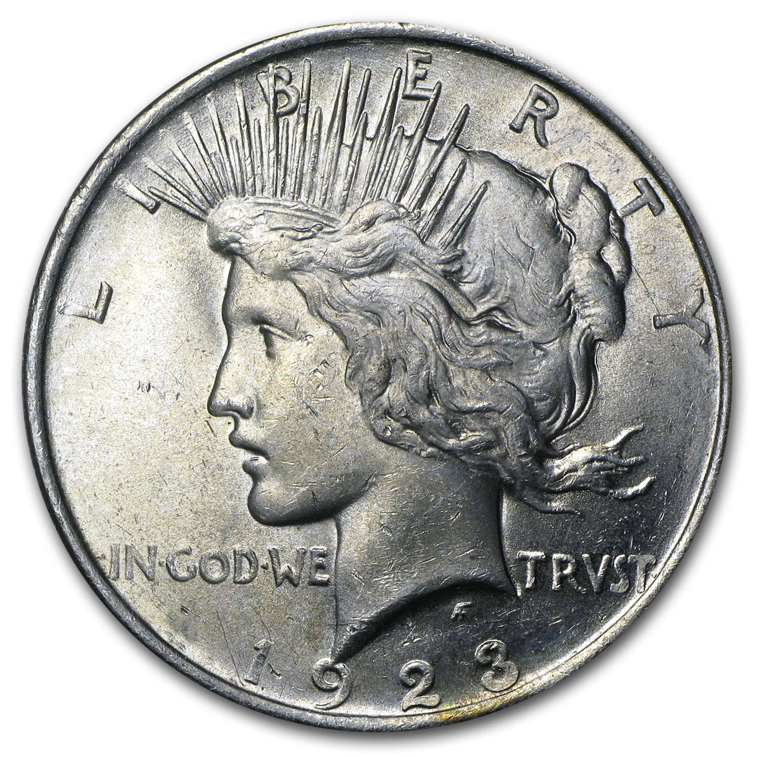 Beautiful 1923 Peace Silver Dollar Coin Free Shipping!!!!!