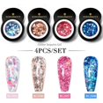 thumbnail image 1 of BORN PRETTY 4Bottles Reflective Sequins Gel Set Shiny Glitter Paint Hybrid Varnishes Drawing Painting UV Gel Polish Nail Set Gong Bohan LED, 1 of 2