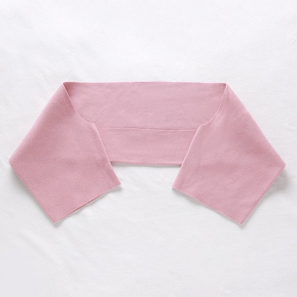 Chaleco de terciopelo con autocalentamiento y protección para los hombros, para el cuello, de manga larga, cálido para dormir, para hombres y mujeres, para otoño, para niños y ancianos, a prueba de