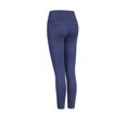 thumbnail image 4 of Expert Brand Women's Gym Yoga Airstretch™ High-Waist Asymmetric Mesh Panel Leggings, 4 of 5