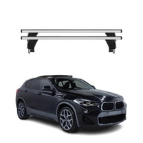 OMAC Roof Rack Cross Bars for 2018-2023 BMW X2 F39 Top Aluminium Silver 2Pcs