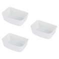 thumbnail image 4 of LOVIVER 3x Caisses Suspendues pour Animaux Bols Multifonctions pour Chinchillas Chat Blanc, 4 of 8