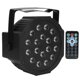 thumbnail image 3 of Luces de control de sonido RGB de luz de escenario con chip de 18 LED para DJ Club Bar Wedding Show 100-240V, 3 of 8