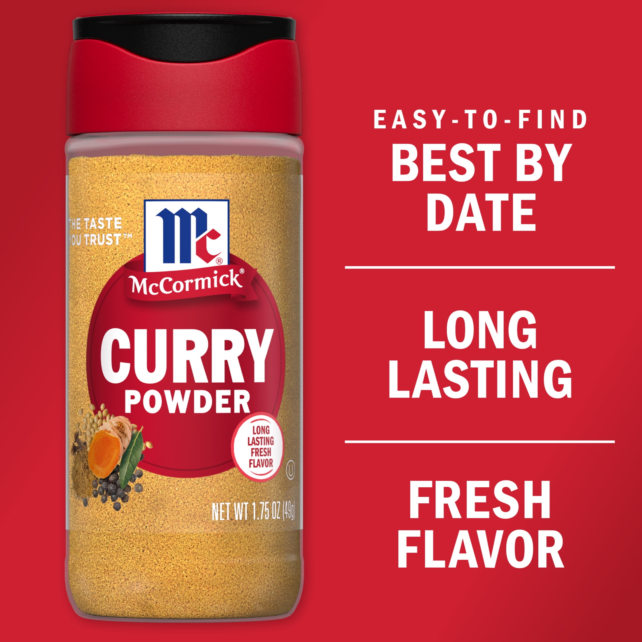 (3 pack) McCormick Kosher Curry Powder, 1.75 oz Bottle