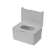 thumbnail image 2 of Caja de pañuelos con funda para teléfono celular, organizador de papel facial para cocina, baño, tocador, encimeras, dormitorio, tocador y mesas, contenedor de pañuelos de plástico de regalo, 2 of 6