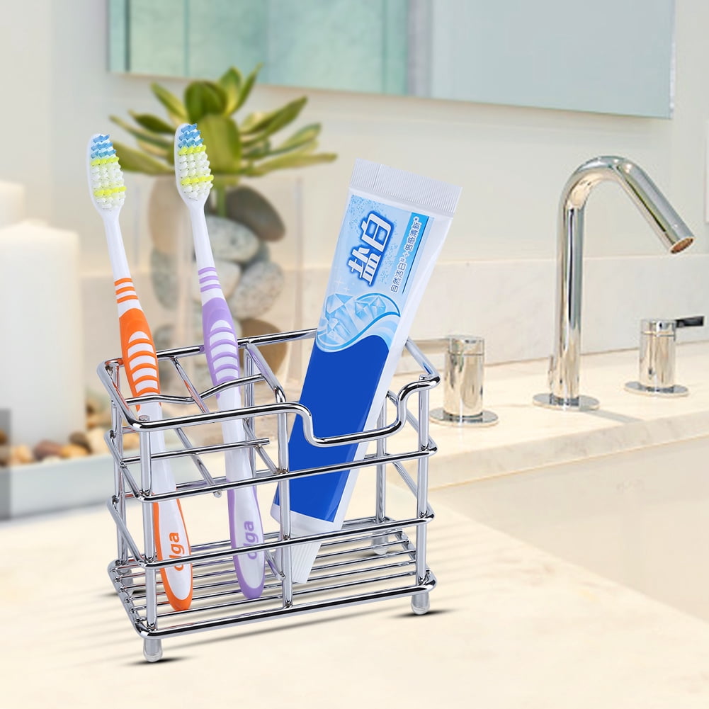 toothbrush and toothpaste organizer