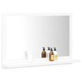 thumbnail image 2 of vidaXL Bathroom Mirror White 60x10.5x37 cm Engineered Wood, 2 of 4