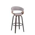 thumbnail image 2 of LumiSource Vintage Mod 30" Fixed-Height Barstool - Set of 2, 2 of 6