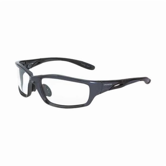 Infinity, Safety Glasses, Anti-Scratch, Clear Lens, Gray Frame, Frameless