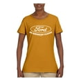 thumbnail image 2 of Wild Bobby, Ford Motors an American Classic, Cars and Trucks, Women Graphic Tee, Gold, 3X-Large, 2 of 4