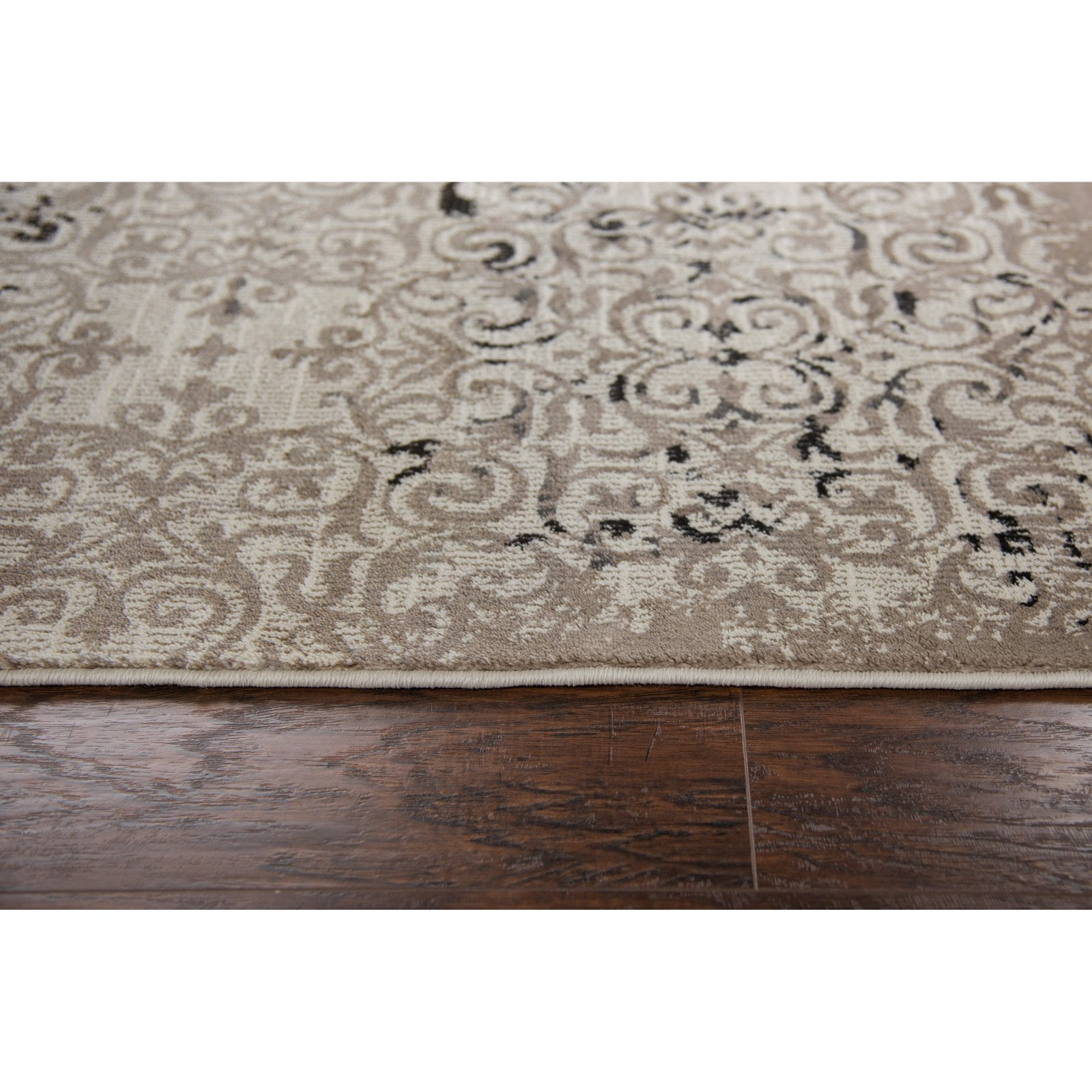 Rizzy Rugs Panache Area Rug PN6970 Beige Swirls Curls 3' 3" x 5' 3" Rectangle