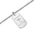 thumbnail image 3 of Men's Custom Name Necklace Hip Hop Personalised Pendant Necklace,Silver, 3 of 5