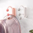 thumbnail image 3 of Estante de almacenamiento para lavabo montado en la pared (rosa), 3 of 4