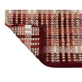 thumbnail image 3 of Better Trends Ascot Collection Indoor/Outdoor Checkerboard Area Rug, Burgundy, 3 of 3