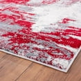 thumbnail image 2 of Luxe Weavers  Distressed Abstract Area Rug 6' x 9' - Red, 2 of 5