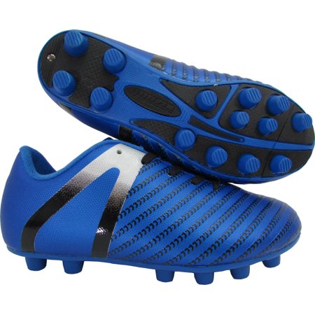 Vizari Impact FG Youth Soccer Cleat  Blue/Silver Size 8