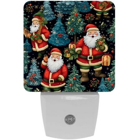 

Christmas LED Square Night Lights: Energy-Efficient and Stylish Illumination Device for Bedrooms and Living Areas Set of 2 200 Characters.