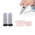 thumbnail image 1 of Cunas para dedos resistentes a cortes Macarena 16 piezas extensor de mangas para dedos HPPE tapones para dedos, 1 of 8