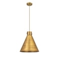 thumbnail image 5 of Innovations Lighting  Newton Metal Cone - 1 Light 16" Cord Hung Pendant Satin Nickel, 5 of 5