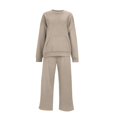 thumbnail image 7 of yillto Women Tracksuit Set Sweatshirt Crew Neck Pockets and Casual Jogger Sweatpants 2 Piece Sweatsuit, 7 of 7