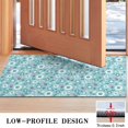 thumbnail image 3 of Pioneer Flower Floral Print Pattern Door Rugs,Washable Non Slip Door Mats Indoor,Decorative Door Mats,Entry Mat Indoor for Entrance,Bedroom,Kitchen,Bathroom,17"x30", 3 of 6